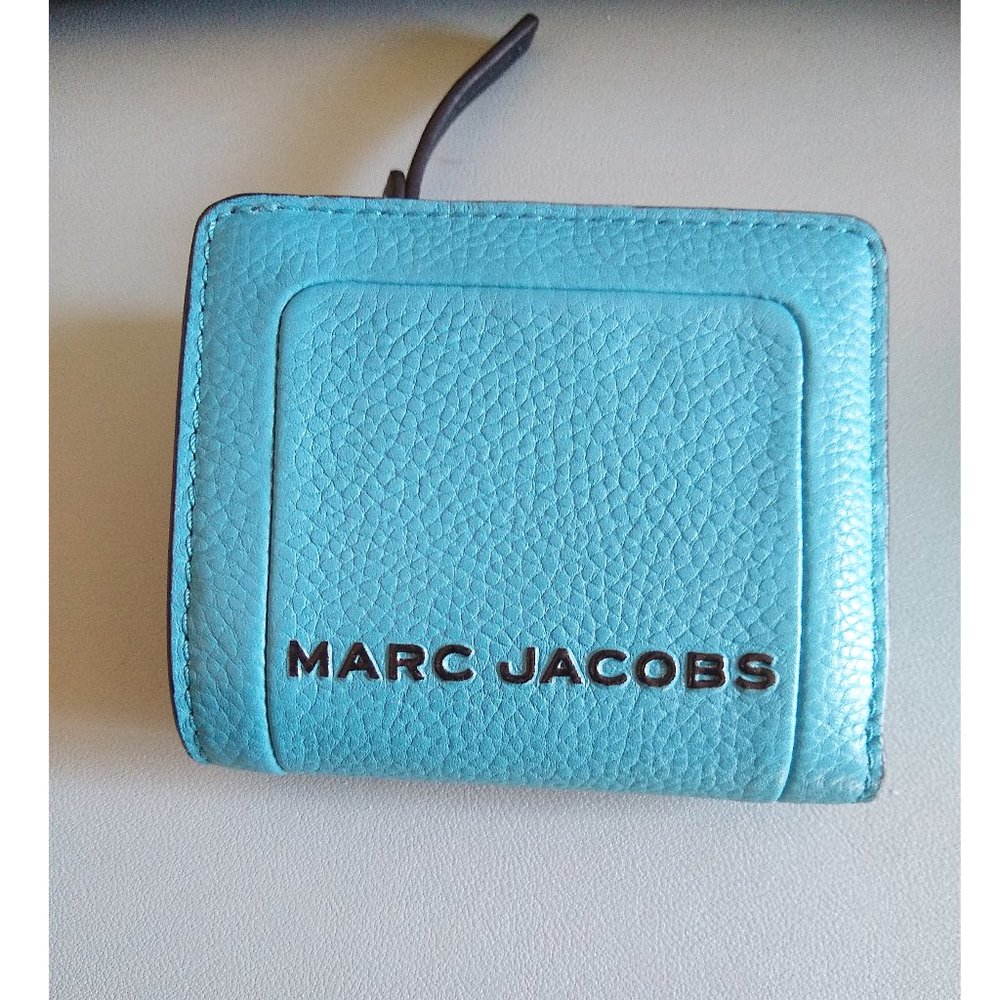 MARC JACOBS -THE TEXTURED BOX MINI COMPACT WALLET